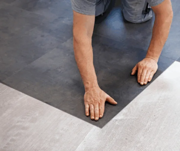 Vinyl flooring from a family that's laid tile and stone for three generations